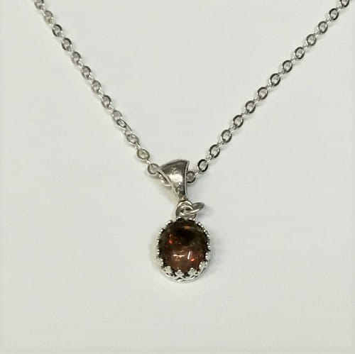 DKC-1098 Necklace S/S & Ethiopian Opal $180 at Hunter Wolff Gallery